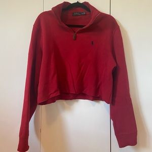 Polo Ralph Lauren 1/4 zip CROPPED